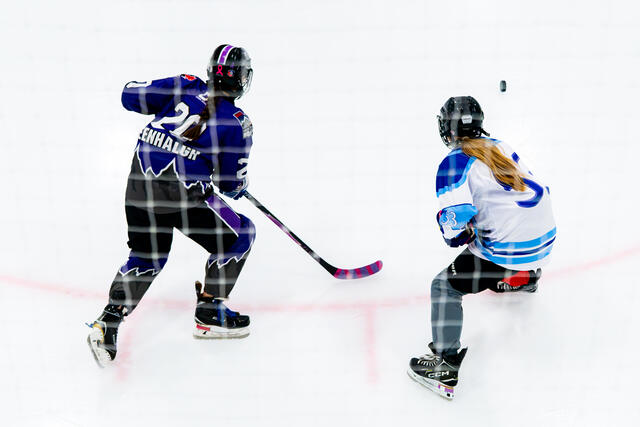 Faceoff at the circle